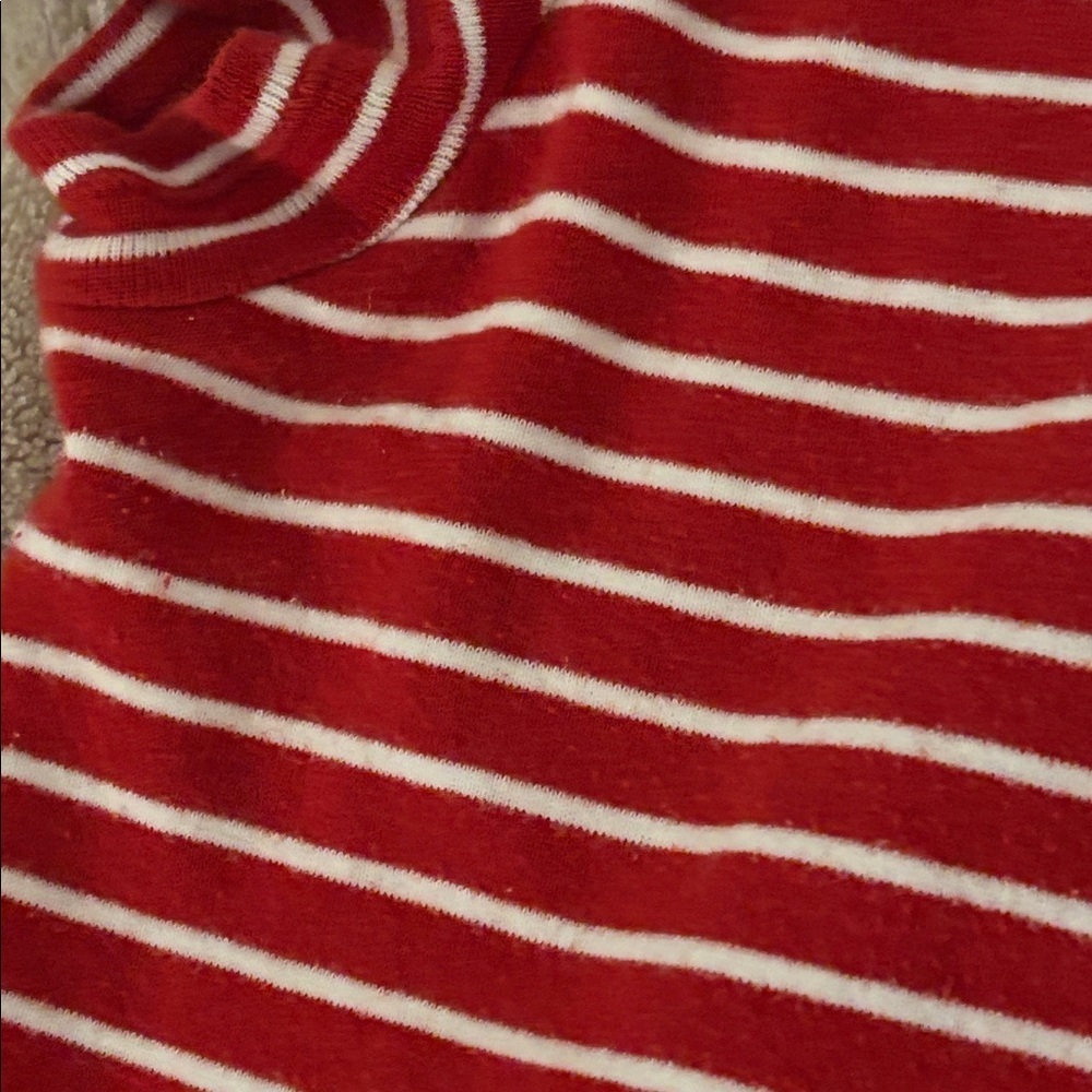 Ralph Lauren  Red and White Striped Tee - Picture 12 of 14